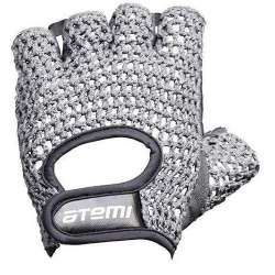 Перчатки для фитнеса Atemi, AFG01M, серые, размер M - фото