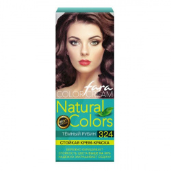 Краска для волос FARA Natural Colors №324 Темный рубин - фото