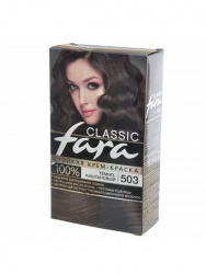 Краска для волос FARA Classic №503 Темно-каштановый - фото