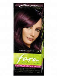 Краска д/волос FARA Natural Colors №321 Темный баклажан - фото