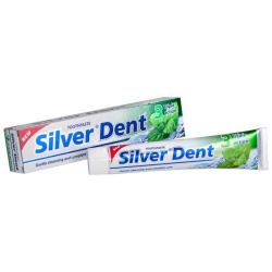 Паста зубная SILVER DENT Тройное действие, 100г - фото