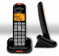 Бесшнуровой телефонный аппарат teXet TX-D7855A черный - фото