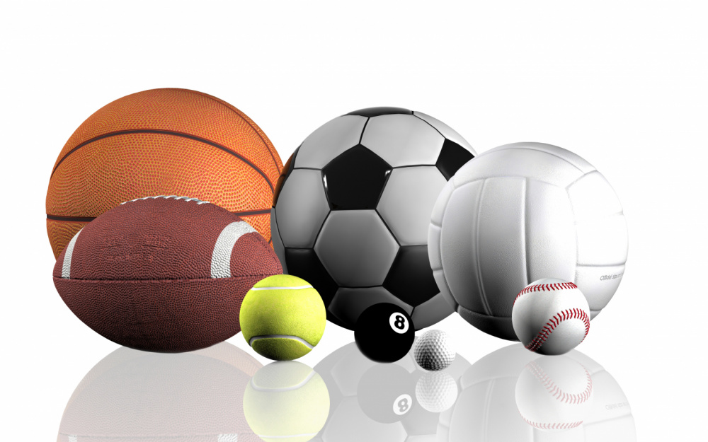 Мячи (футбольные, баскетбольные, волейбольные, гимнастические), камеры д/мячей, насосы