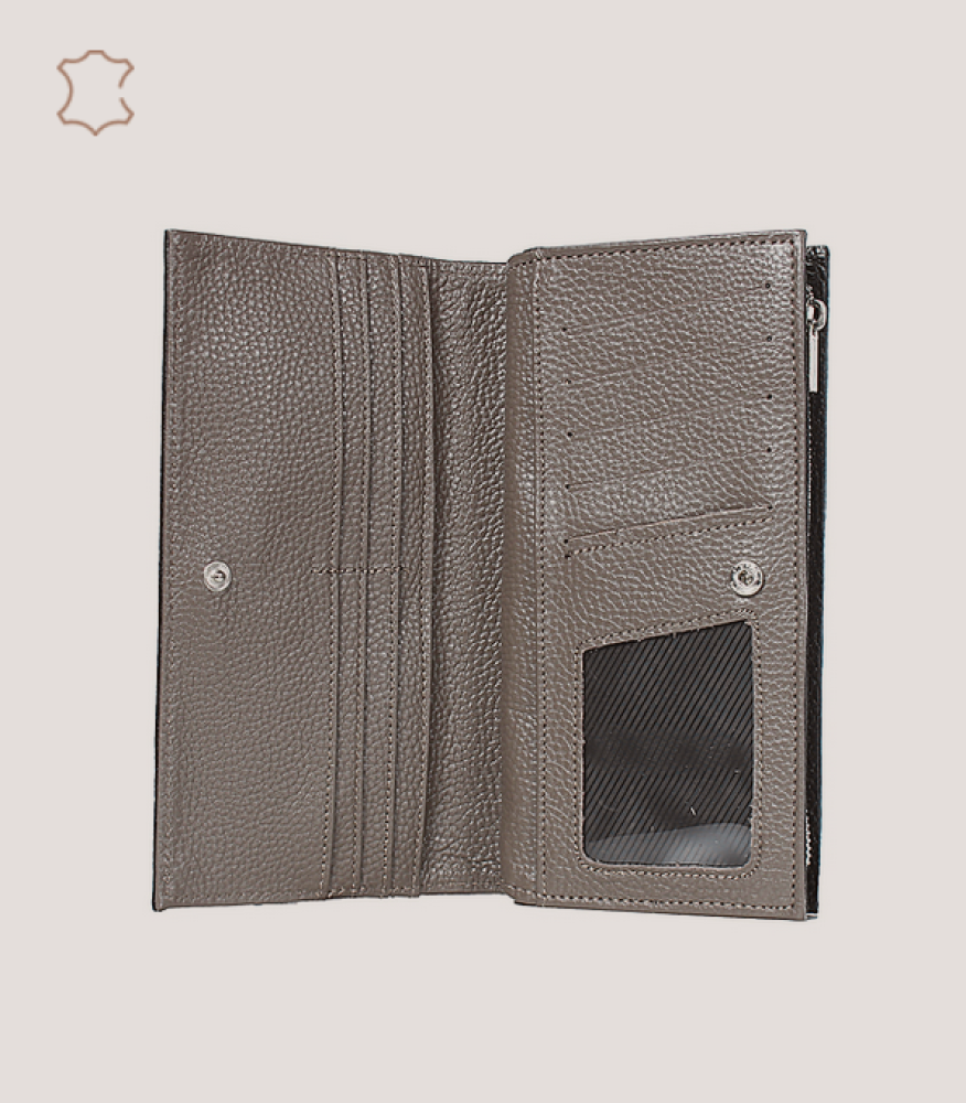 портмоне нк 43221 24с217к45 1с ЧЕРНЫЙ/СЕРКОР