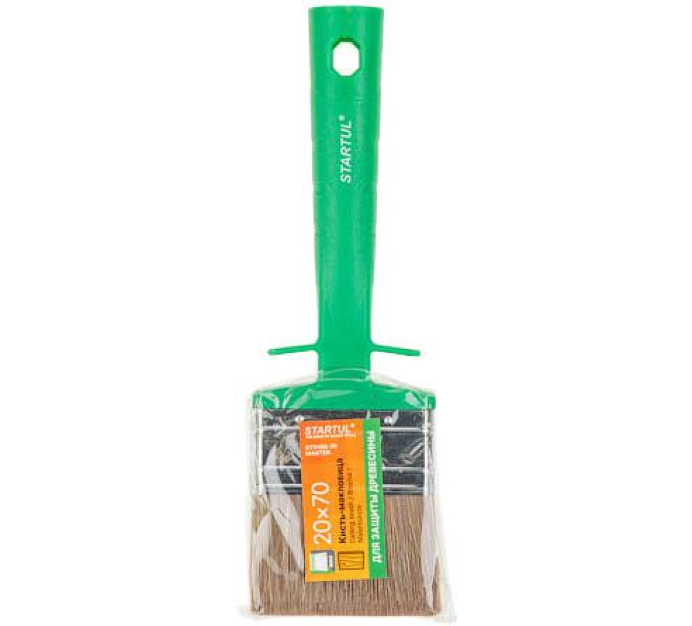 Кисть-макловица 20х70мм смеш. щетина (древ.) STARTUL MASTER, арт.ST010