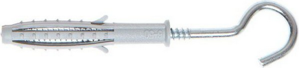 Дюбель с С-образным крючком 8х40 мм (2 шт в зип-локе) STARFIX, арт.SMZ