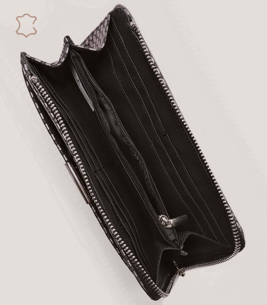 портмоне нк+ик 11318 23с1244к45 1с ПЛАТИНА ТЕМН.