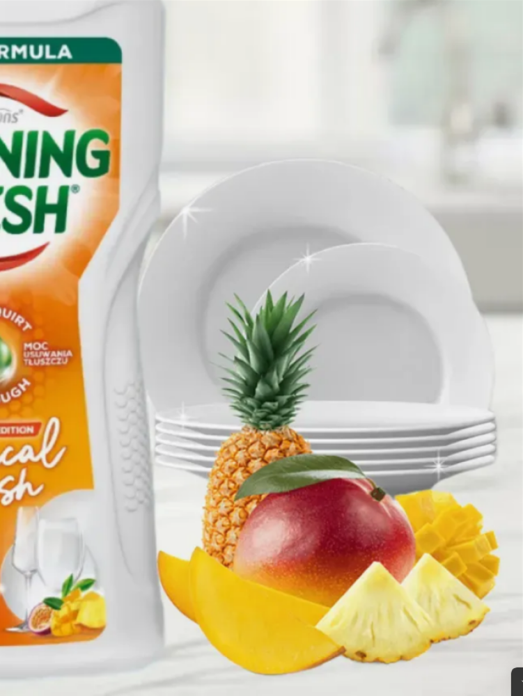 MORNING FRESH Жидкость д/мыт.пос. суперконц. Tropical Crush , 900 мл