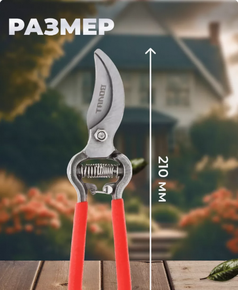 Секатор плоскостной арт.59060-03