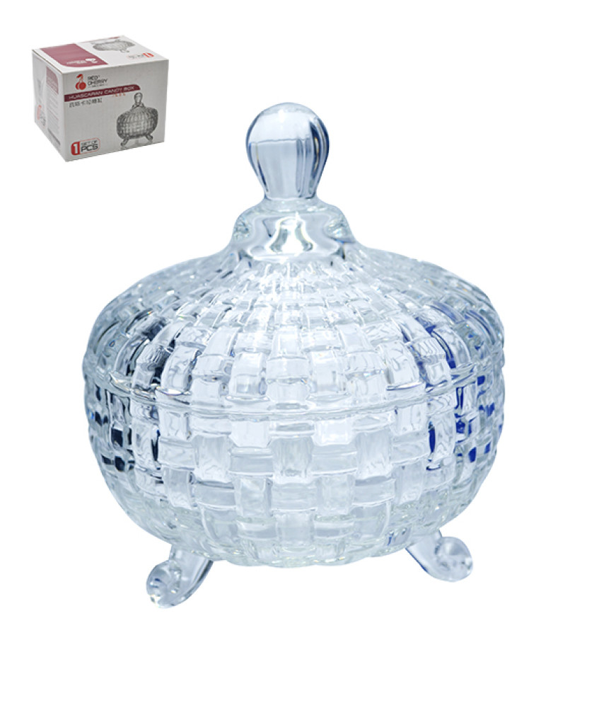 Сахарница (12,5*10,5 см) (95037) стекло