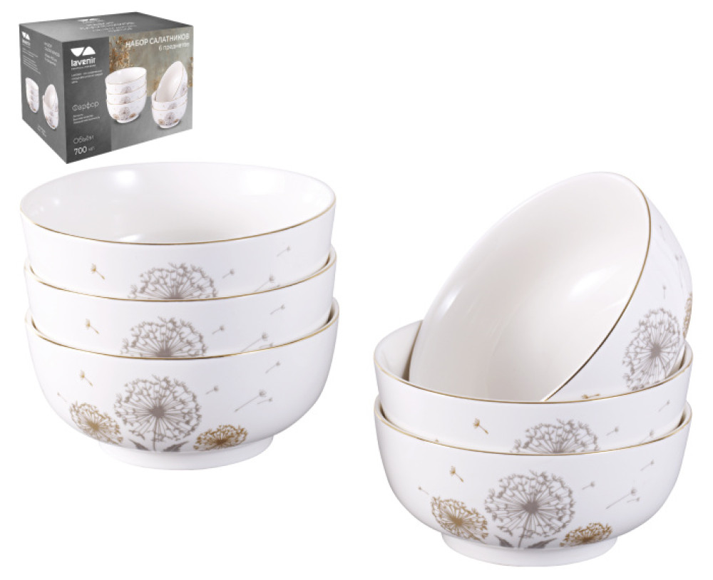 Н-р салатников (6пр.) Lavenir 
