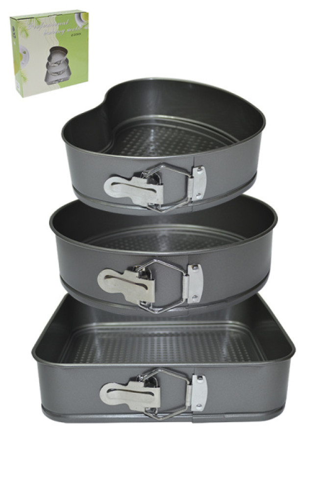 Набор форм для выпечки (3пр.) (50713) черный,