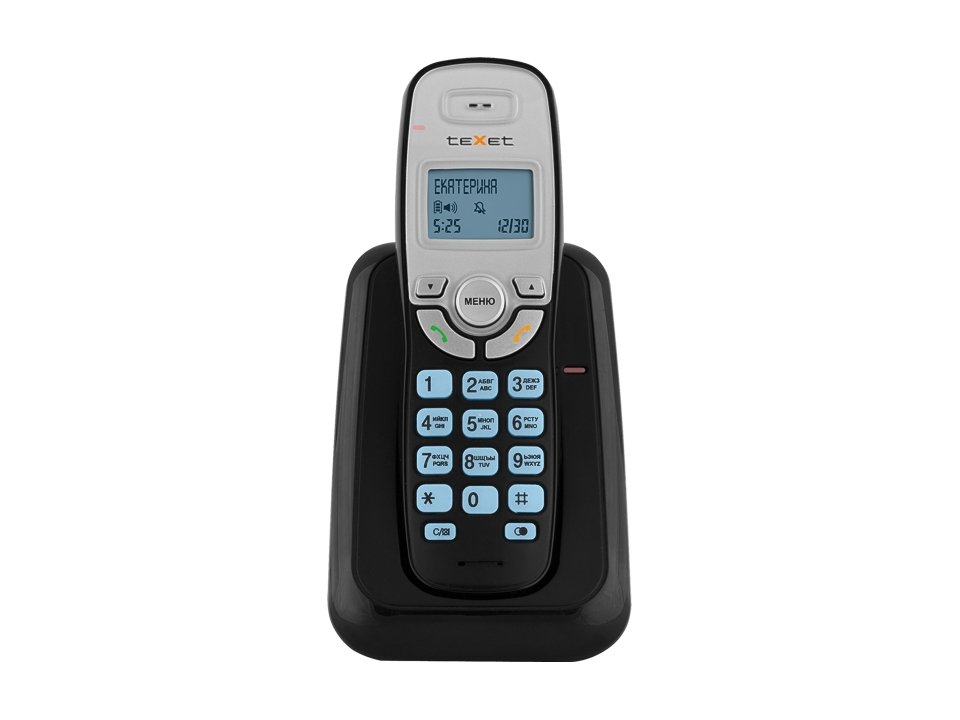 Бесшнуровой телефонный аппарат teXet  TX-D6905А (черный) - фото
