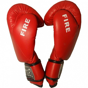 Перчатки боксерские EBG-536 FIRE 8oz, и/к - фото