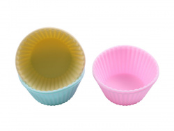 НАБОР ФОРМ Д/ВЫП.КЕКСОВ силик.6 шт.6*4см (арт. SL1031) - фото