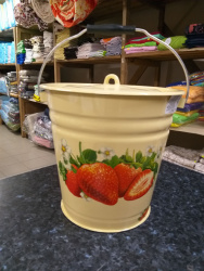 С-1224/4Км Ведро 12,0 л с/кр. Сочная клубника - фото