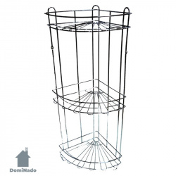 Полка комб.3-х яр.из стал.пров.с хром.покр.Арт.C5072 - фото