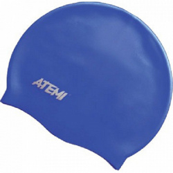 Шапочка для плавания Atemi, силикон, т/син., SC110 - фото