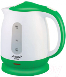 Электрический чайник ATLANTA ATH-2371 зеленый - фото
