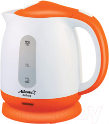 Электрический чайник ATLANTA ATH-2371 оранж - фото