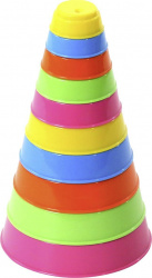 Занимательная пирамидка (10 элем.), h=175 мм - фото