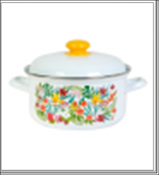 С-1510 АП2/4 Кастрюля 2,0 л Тропические цветы - фото