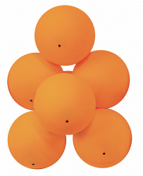 Мячи д/наст.тенниса Атеми 1*, пластик, 40+, оранж.,ATB101 - фото