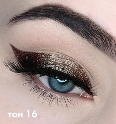 Жидкие тени д/век LUXVISAGE Metal hype, 16 тон - фото