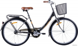 Велосипед AIST  Jazz 1.0 26 18 коричневый 2022 - фото