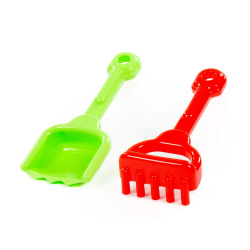 Набор №221 совок №8, грабельки №8 0733 - фото