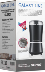 Galaxy LINE GL 0907 Кофемолка эл.мощность 200 Вт, вместим.конт.50 гр