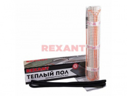Теплый пол (нагревательный МАТ) REXANT Extra, пл.12,0 м2 (0,5 х 24,0 м