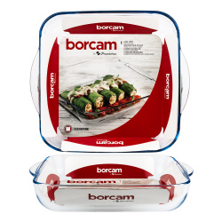 59024 1069301 Форма квадратная 280 х 280 мм с ручками Borcam - фото