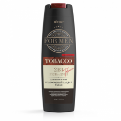 For MEN TOBACCO 2в1 Гель-душ с феромонами БЛАГОРОДНЫЙ САНДАЛ и ТАБАК, - фото