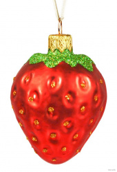 Елочная игрушка стекл.