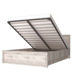 Кровать JAZZ 140 с подьемником Цвет КАШТАН НАЙРОБИ - фото