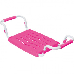 СВ5-роз Сиденье в ванну раздвижное пластик-розовый - фото