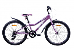 Велосипед AIST  Rosy Junior 1.0 24  сиреневый 2022 - фото