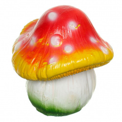 ИЗДЕЛИЕ ИЗ ГИПСА ГРИБ-МУХОМОР АРТ.178 - фото