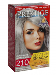 Крем-краска для волос vip's PRESTIGE, тон  210 - серебристо-платиновый - фото