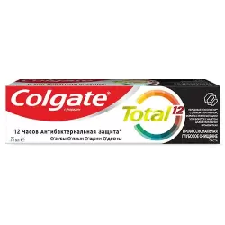 Colgate паста зубная Total 12 Проф.Глубокое Очищение 75мл - фото