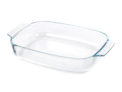 БЛЮДО стекл.прямоуг. 34,4*22,3*6,1 см/2,7 л (арт. LHP-DT-2.7) - фото