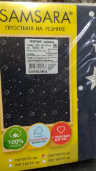 Простыня на резинке (200*160*25 см), арт.160Пр-14 (бязь) - фото