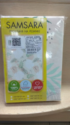 Простыня на резинке (200*180*25 см), арт. 180Пр-30 (бязь) - фото