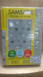 Простыня на резинке (200*160*25),арт.160Пр-8 (бязь) - фото