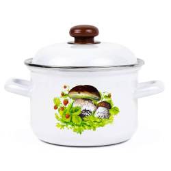 С-1608 АП2/4 Кастрюля 1,5 л  Грибная поляна - фото