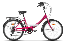Велосипед AIST Smart 24 2.0 24 фиолетовый 2022 - фото