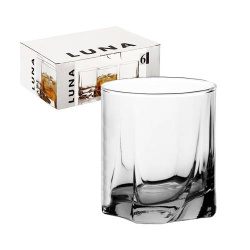 42348 489600 К-т из 6-ти стаканов 368 мл, д/виски Луна - фото