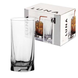 42358 852841 К-т из 6-ти стаканов 390 мл, д/напитков  Луна - фото