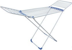Сушилка д/белья напольная, 18м,Gloria, бело-голубая, арт.46-000114 - фото